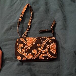 Vera  Bradley retired print wristlet purse